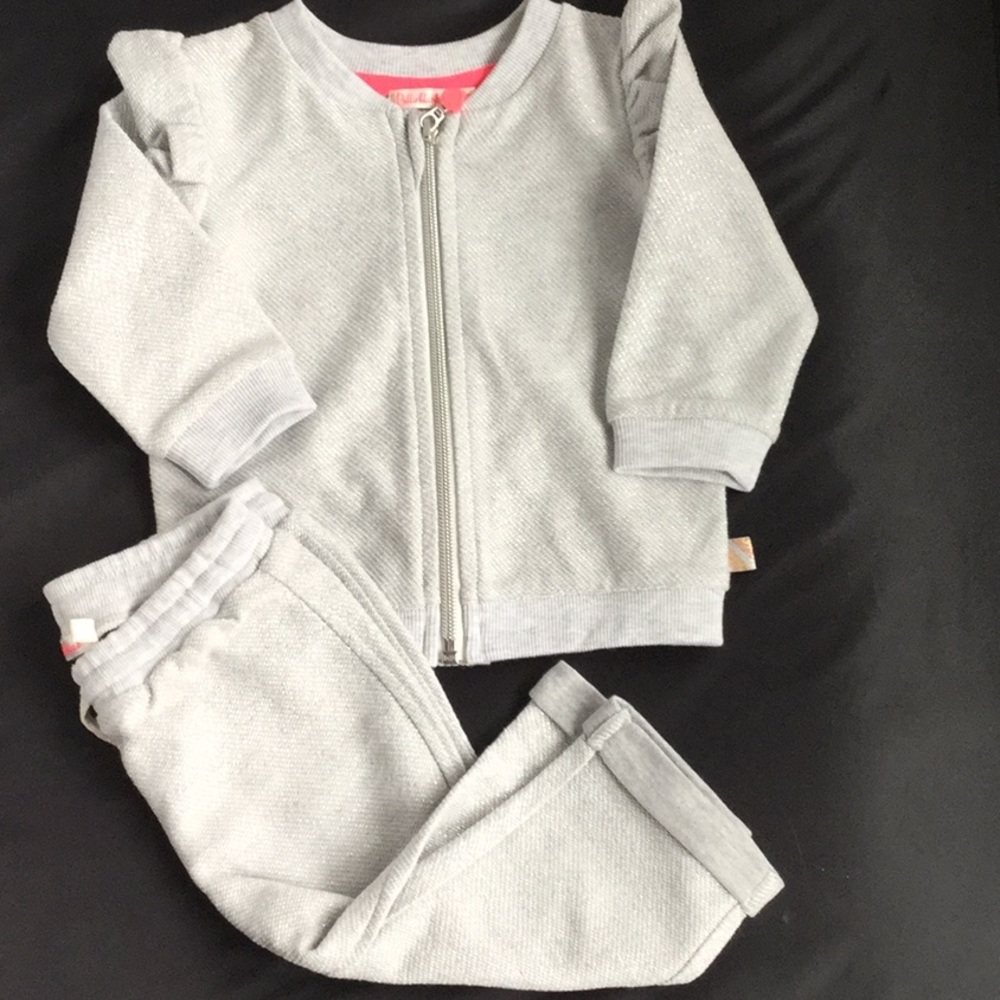 BillieBlush Baby Girls Jacket Pants Set 12 M NEW